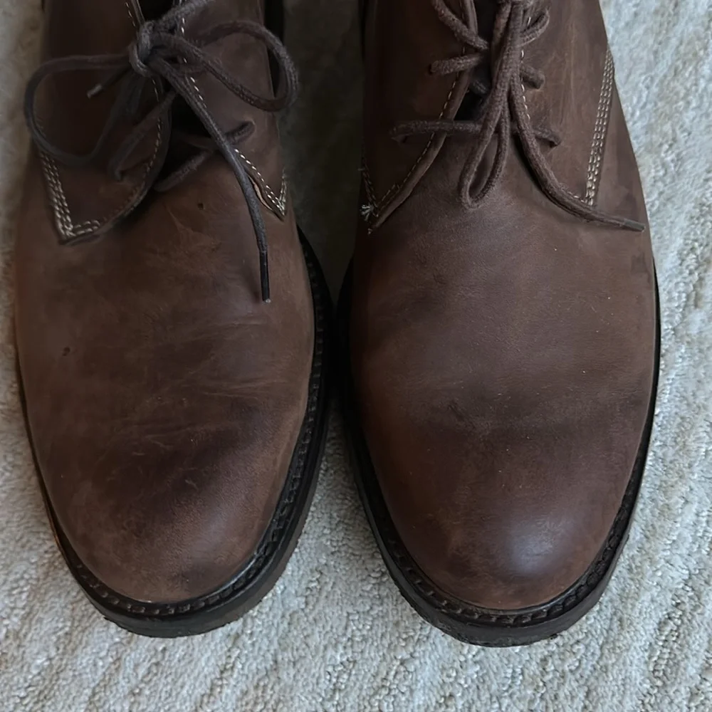 Johnston & Murphy Copeland Chukka Boot Tan Oiled Full Grain Size 8